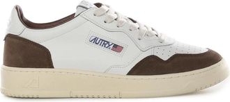 Autry Medalist Low - Heren - Sneakers - Wit - 45 EU - Leer - Schoenen
