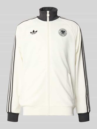 adidas Originals Regular Fit Trainingsjacke mit Vereins Logo Applikation Modell BLACAS in Offwhite, Gr&ouml;&szlig;e XXL