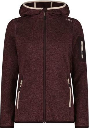 F.lli Campagnolo Jacket Fix Hood Jacquard Knitted 3H19826 Fleecejacke f&uuml;r Damen | braun
