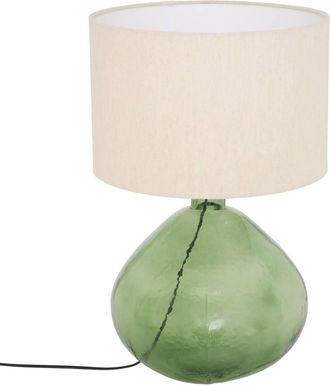 Atmosphera L&aacute;mpara Mell Cil&iacute;ndrica, 55 Cm De Altura, Verde - Atmosphera Cr&eacute;ateur DInt&eacute;rieur