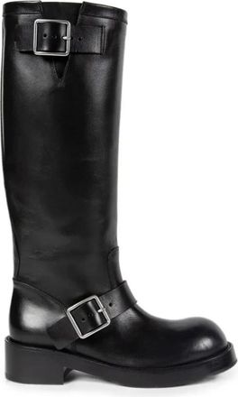 Ann Demeulemeester Schoenen, Dames, Zwart, 40 EU, High Boots