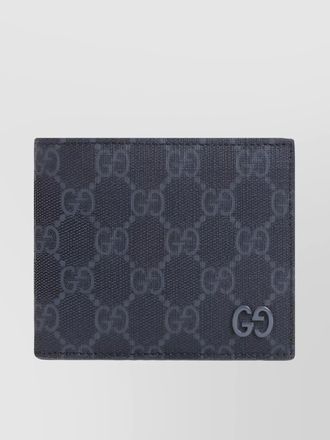 Gucci supreme textile bi-fold monogram wallet
