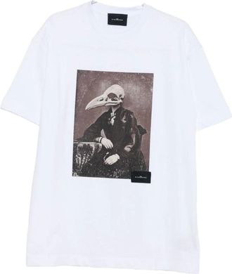 John Richmond Tops, Heren, Wit, L, Witte T-shirts en Polos