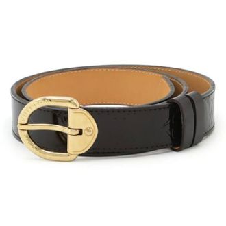 Louis Vuitton Pre-owned Fur belts - female - Louis Vuitton Vintage - Vintage Belts - Black - ONE SIZE - Pre-owned