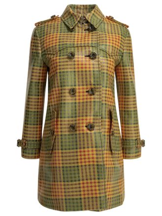 Burberry Summerside Check Trench Coat