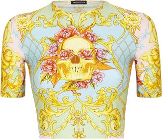 Philipp Plein Crop Top SS Baroque