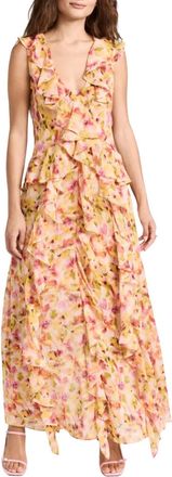 Misa Womens Claudita Dress In Golden Flora