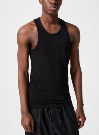 Yohji Yamamoto Mens Fitted racerback Cami Top