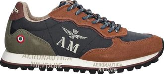 Aeronautica Schoenen, Heren, Bruin, 41 EU, Leer, Sneakers
