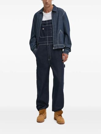 Dickies patch-pocket jumpsuit - men - Cotton - M - Blue