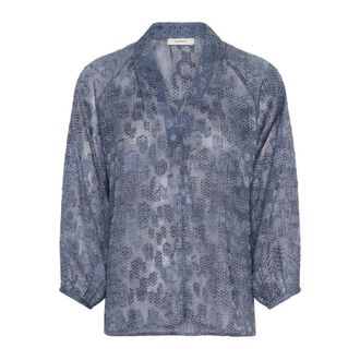 Inwear Overhemden, Dames, Blauw, 2Xl, Addison Blouse