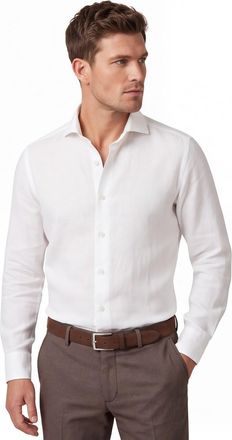 Cavallaro Witte linnen casual overhemd Cavallaro Ferentino