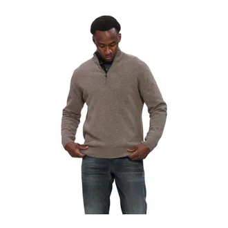 Barbour Truien & Vesten, Heren, Beige, XL, Heren Truien Vesten Holden Half Zip Knitted Jumper Truien