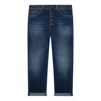Dondup Straight Fit Jeans, female, Blue, W27, Blue Trousers Koons