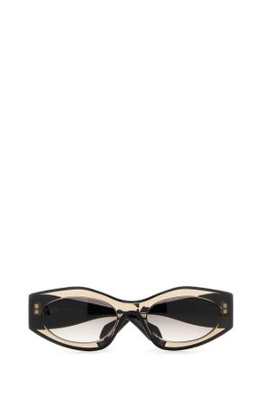 Alaia Womens Black Acetate Sunglasses Brownblackgrey Exterior: Occhiali Da Sole