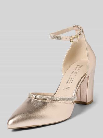 Marco Tozzi Marco Tozzi Pumps mit Ziersteinbesatz in Gold, Gr&ouml;&szlig;e 41