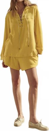 The Great. Micro Terry Swing Short In Margarita