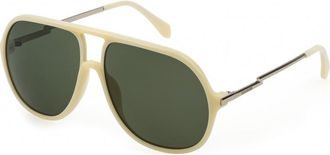 Zadig&Voltaire Womens SZV305-6009ZQ SZV305 60 6009ZQ Sunglasses - Antique White - One Size