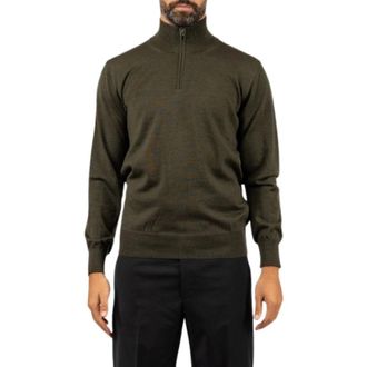 Brooksfield Maglione Dolcevita - - Knitwear - Uomo - Verde - L