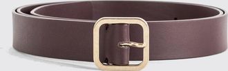 Mars&egrave;ll Smooth Leather Belt with Pin Buckle