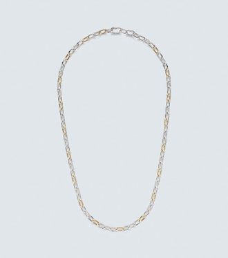 David Yurman DY Madison sterling silver and 18kt gold chain necklace