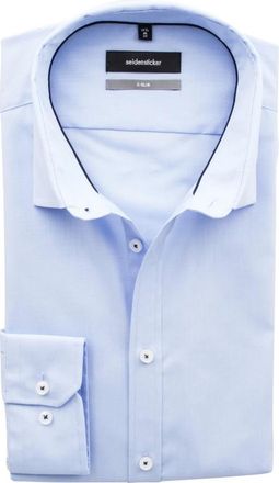 Seidensticker Overhemden, Heren, Blauw, 3Xl, Katoen, Lichtblauw Zakelijk Overhemd