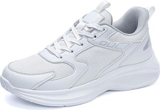 Generic Soft and Comfortable Plus Size Mens Shoes Casual Shoes Adhesive Shoes Sports Shoes Running Shoes White(White,6.5uk)