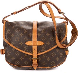 Louis Vuitton Pre-owned Womens Saumur PM Shoulder Bag - Brown - One Size