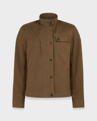 Belstaff Chaqueta Motera Kates Cottage Para Mujer Algod&oacute;n Encerado 2xl