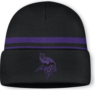 Nike Minnesota Vikings Primetime Utility Nike Mens NFL Cuffed Beanie in Black | NF40091N9M-10L