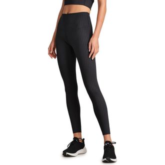 Rhone Revive 7/8 Leggings in Pure Black Houndstooth at Nordstrom, Size X-Small