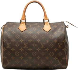 Louis Vuitton Pre-owned Speedy 30 - Dames - Pre-owned - Bruin - Maat: ONE Size Leer
