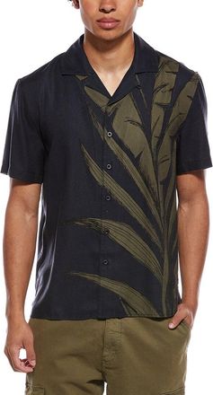 Onia Tencel Vacation Linen-Blend Shirt