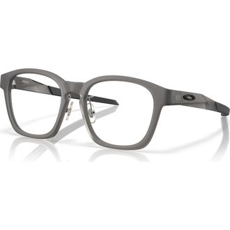 Oakley 50mm Square optical glasses in Grey at Nordstrom