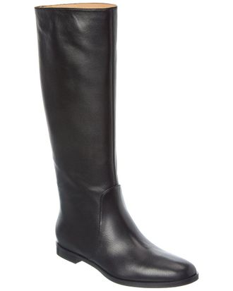 Sergio Rossi Chevallier Leather Knee-High Boot