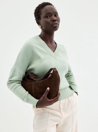 Contemporaine Womens Loose pure cotton sweater