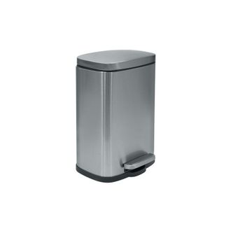 Spirella Papelera Con Pedal De Acero Inoxidable 12l Metalizado Akira Spirella