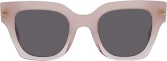 Bulgari B.Zero1 Black Square Ladies Sunglasses BV40013I 72A 49