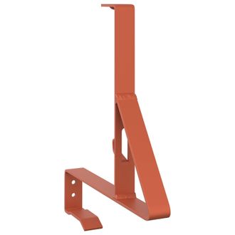 vidaXL Soporte Para Guardia De Nieve 12 Pcs Rojo 29,5 X 3 X 34,5 Cm Vidaxl