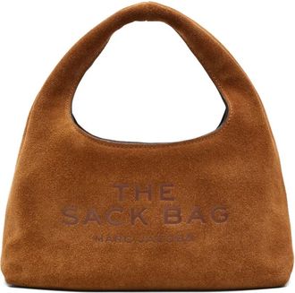 Marc Jacobs Borsa The Suede Mini Sack - Marrone