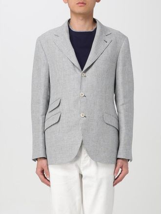 Brunello Cucinelli Light Grey Linen Jacket, Brand Size 48 (US Size 38)