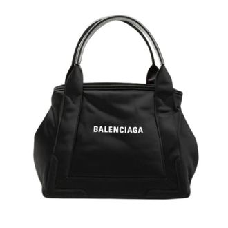 Balenciaga Pre-owned Handbags, female, Black, Size: ONE SIZE Pre-owned Navy Cabas S