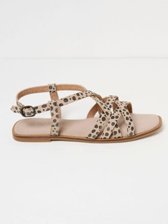 Fat Face FatFace Estelle Natural Suede Strap Sandals
