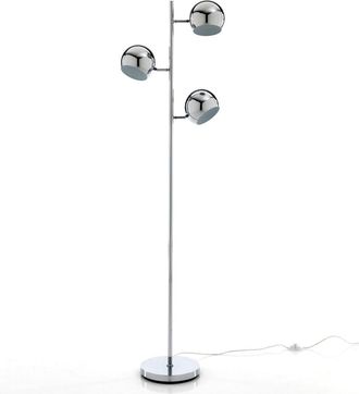 Oresteluchetta Lámpara de pie de metal cromado cm. Alto 155 x largo 44