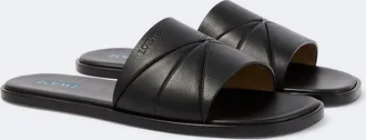 Loewe Origami leather slides