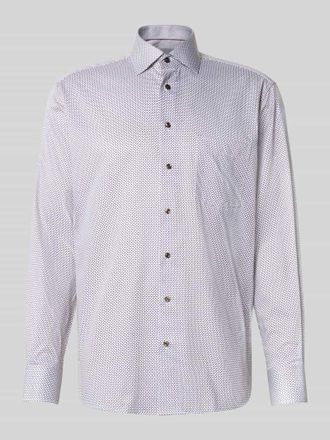 Eterna Modern Fit Business-Hemd mit Knopfleiste in Sand, Gr&ouml;&szlig;e 44