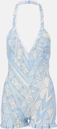 Pucci Manuba halterneck jersey romper