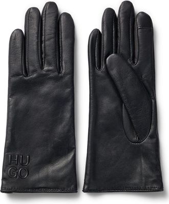 HUGO BOSS Accessoires Hugo Boss Beggy Handschoenen in Zwart