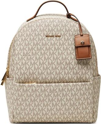 Michael Kors Sable Rugzak met Externe Zakken - Dames - Rugzakken - Beige - ONE Size - Tassen