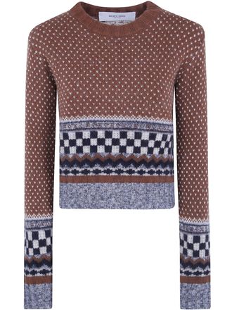 Golden Goose Sweater Geometric Jacquard Journey